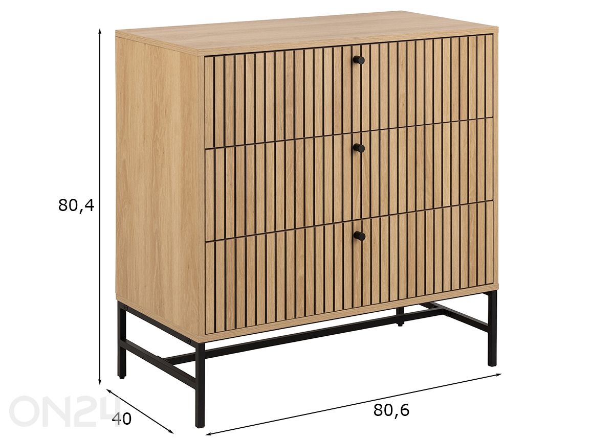 Lipasto Albany kuvasuurennos mitat