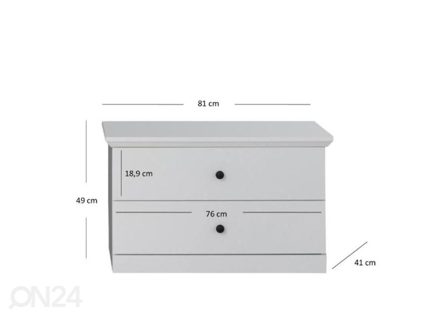 Lipasto Brandson kuvasuurennos mitat