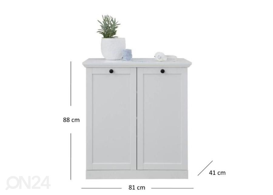 Lipasto Brandson 81 cm kuvasuurennos mitat