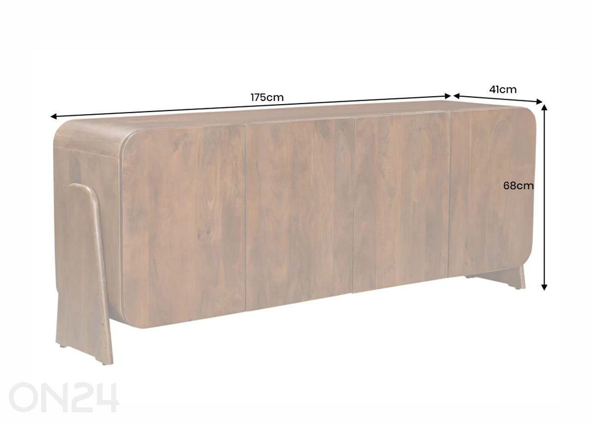 Lipasto Brasil kuvasuurennos mitat