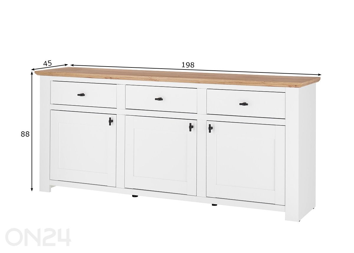 Lipasto Bristol kuvasuurennos mitat