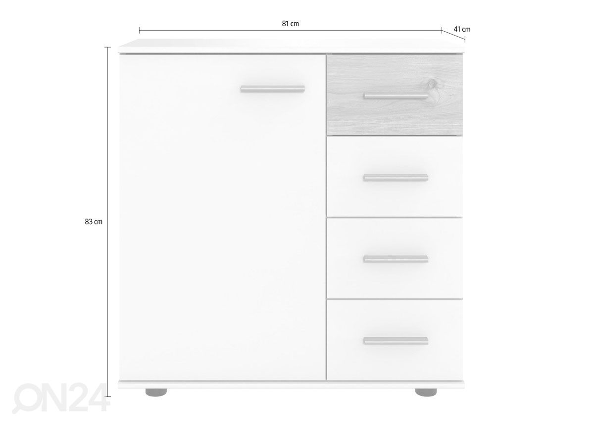 Lipasto Budapest 81 cm kuvasuurennos mitat