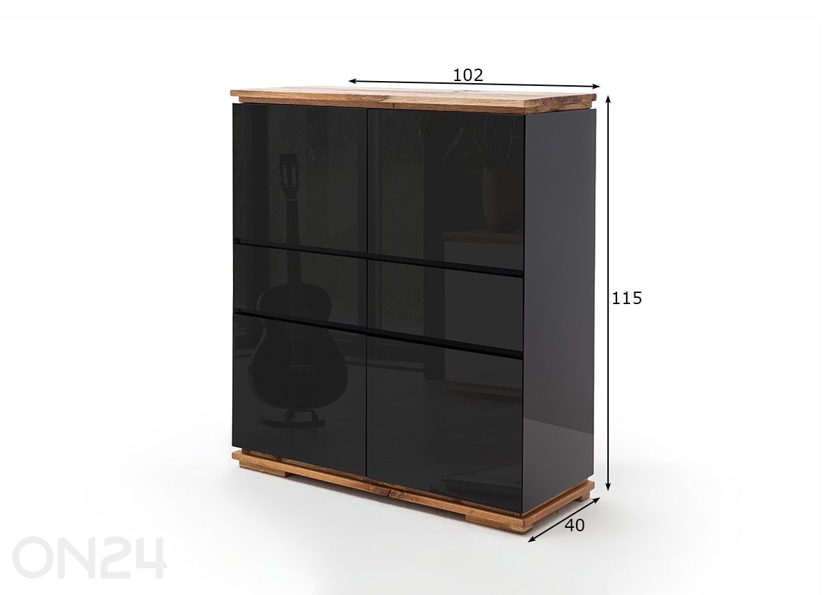 Lipasto Chiaro kuvasuurennos mitat