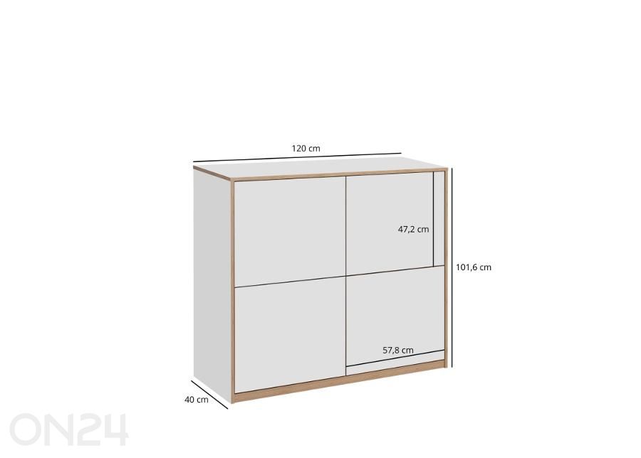 Lipasto Complex kuvasuurennos mitat