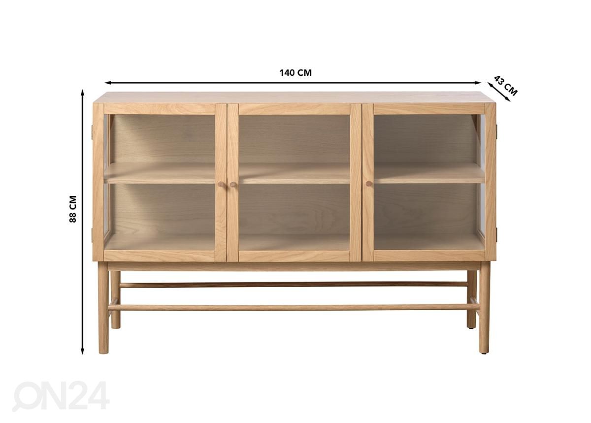 Lipasto Elba 140 cm kuvasuurennos mitat