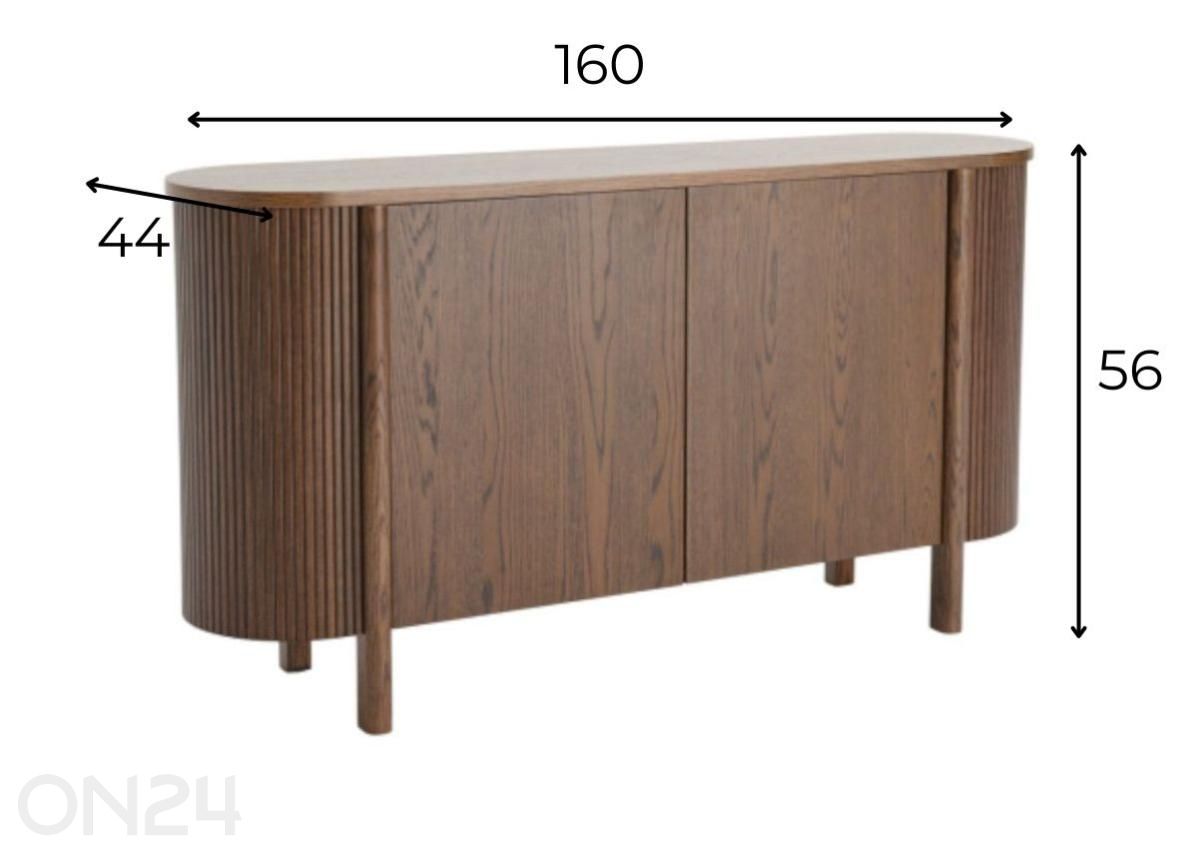 Lipasto Fergon 160 cm kuvasuurennos mitat