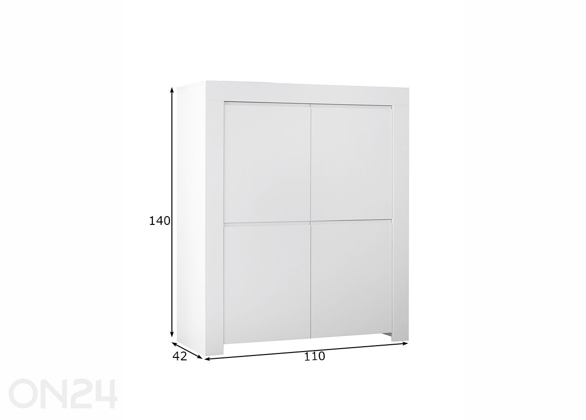 Lipasto Firenze kuvasuurennos mitat