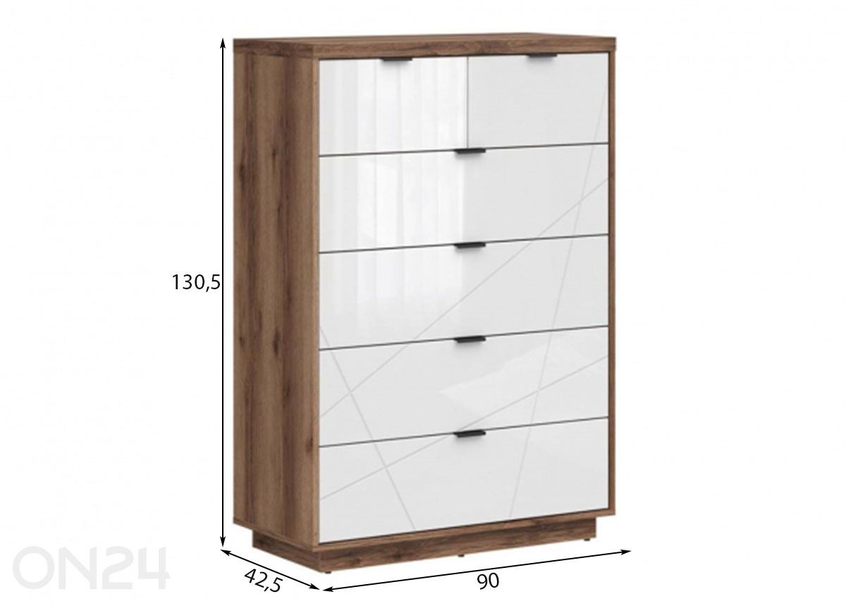 Lipasto Forn kuvasuurennos mitat