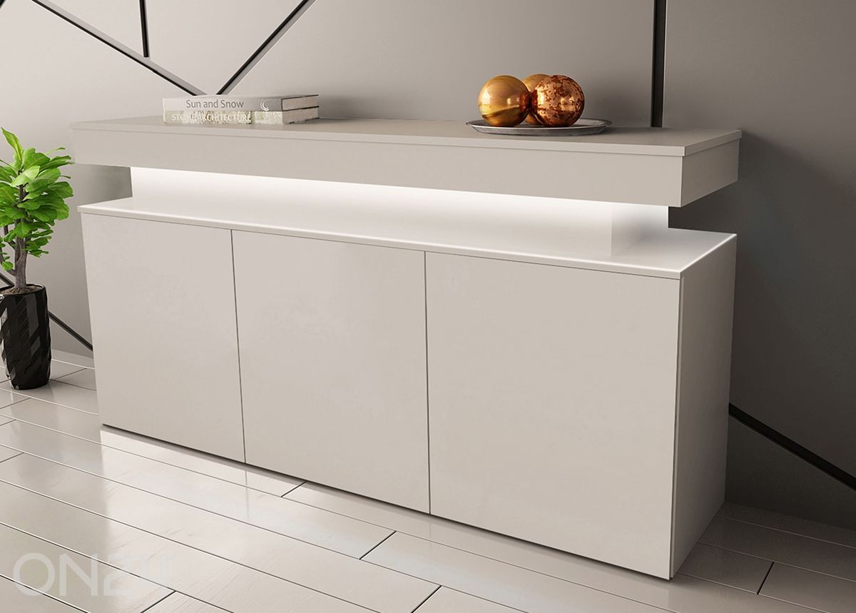 Lipasto Glossa 160 cm + LED kuvasuurennos