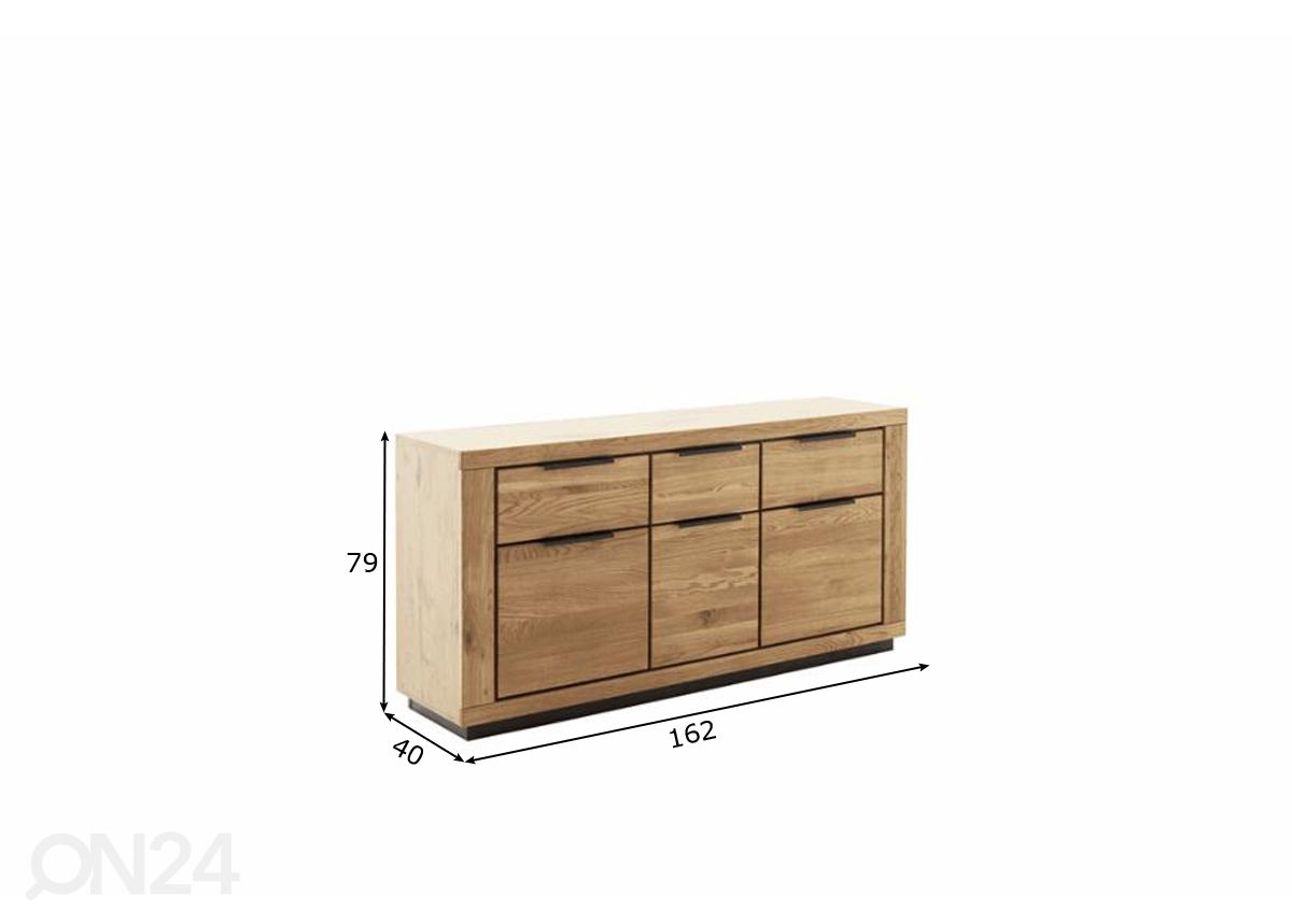 Lipasto Greno 162 cm kuvasuurennos mitat
