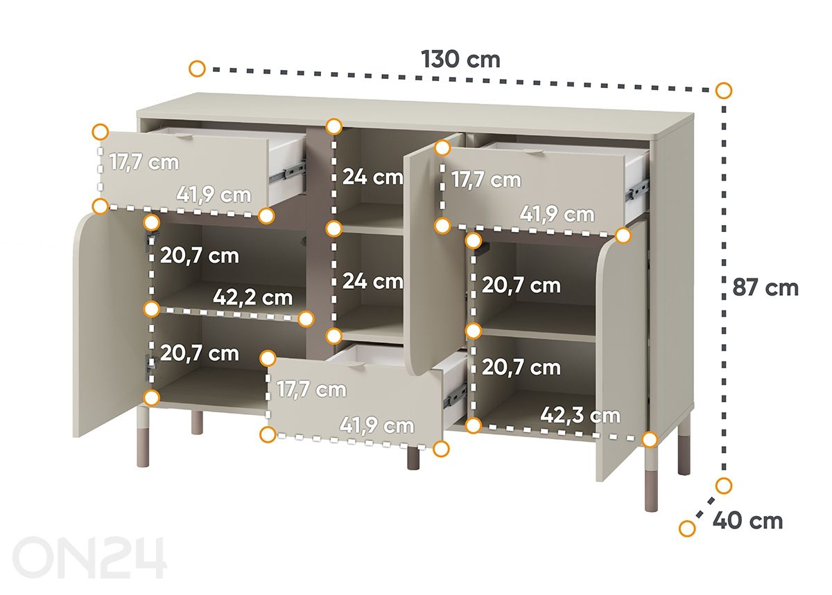 Lipasto Harmony kuvasuurennos mitat