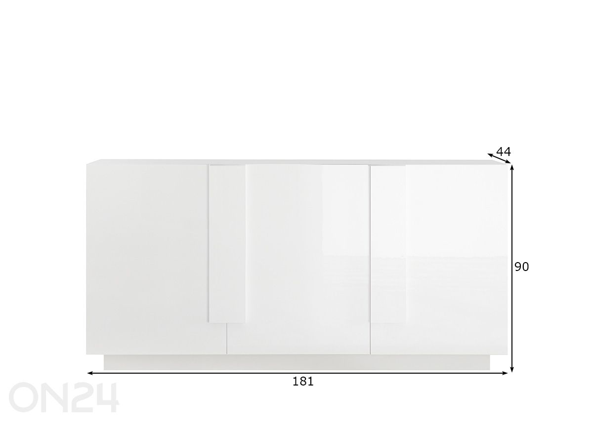 Lipasto Jupiter kuvasuurennos mitat