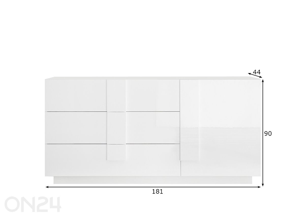 Lipasto Jupiter kuvasuurennos mitat