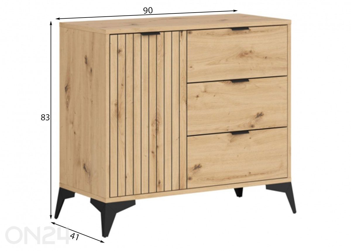 Lipasto Lamea kuvasuurennos mitat