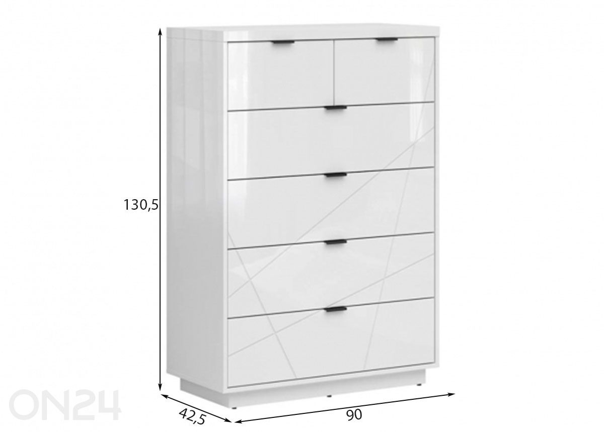 Lipasto Luen kuvasuurennos mitat