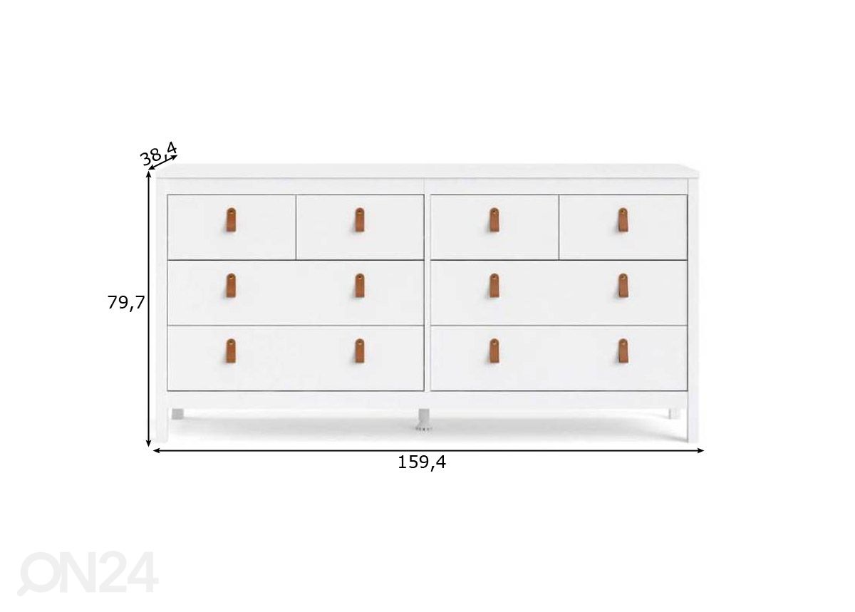 Lipasto Madrid 159 cm kuvasuurennos mitat