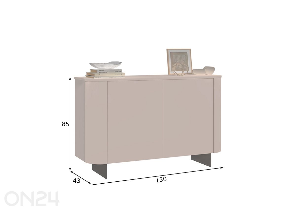 Lipasto Ortisei 130 cm kuvasuurennos mitat