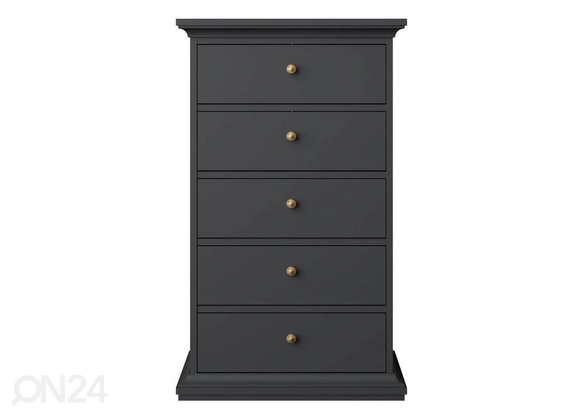 Lipasto Paris 62,5 cm, matta harmaa kuvasuurennos