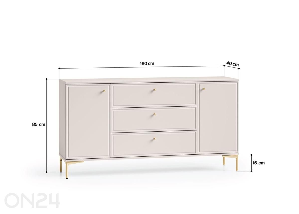 Lipasto Sandro 160 cm kuvasuurennos mitat