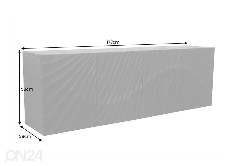 Lipasto Scorpion 177 cm kuvasuurennos mitat