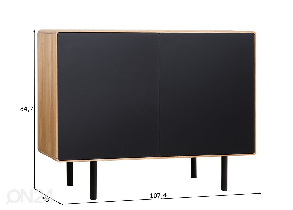 Lipasto Tokyo 107 cm kuvasuurennos mitat
