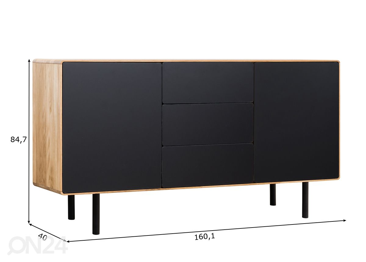 Lipasto Tokyo 160 cm kuvasuurennos mitat