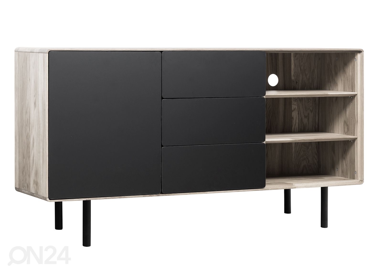 Lipasto Tokyo 160 cm, valkoinen öljy kuvasuurennos