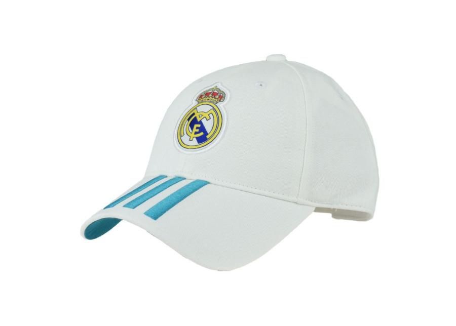 Lippalakki Adidas Real Madrid 3-Stripes Home Cap BR7157 kuvasuurennos