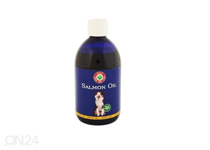 Lisäravinto koirille ja kissoille, lohiöljy 100 ml kuvasuurennos