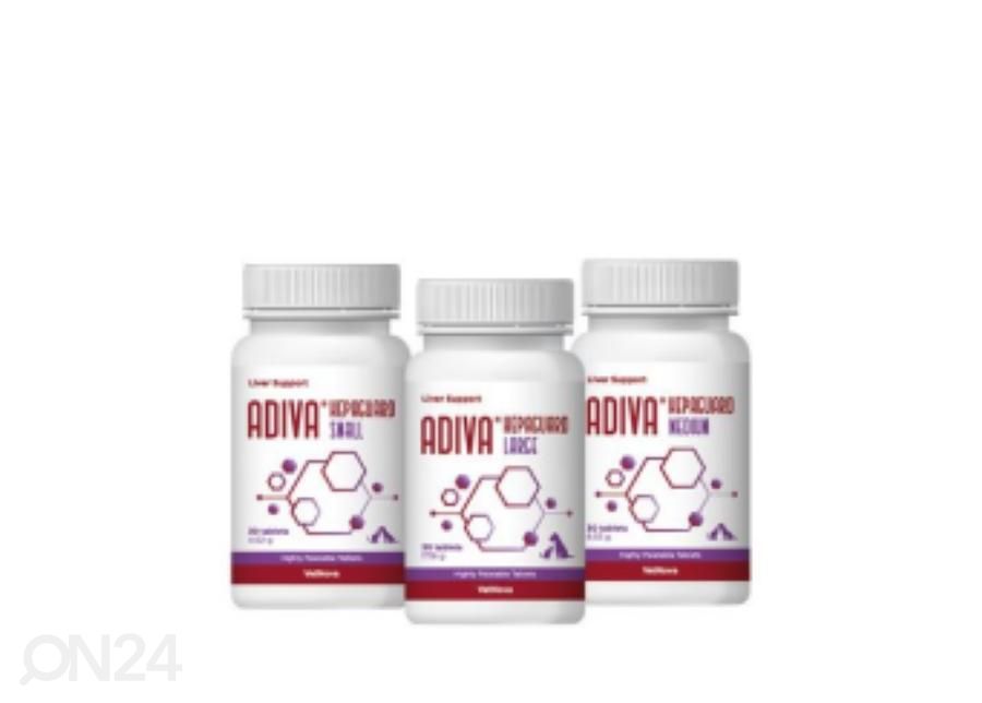 Lisäravinto VetNova Adiva Hepaguard Medium N30 koirille/kissoille kuvasuurennos