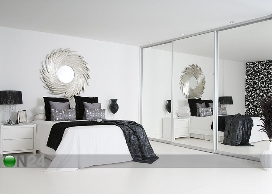 Liukuovet PRESTIGE, 3 peiliovea 220x250 cm kuvasuurennos