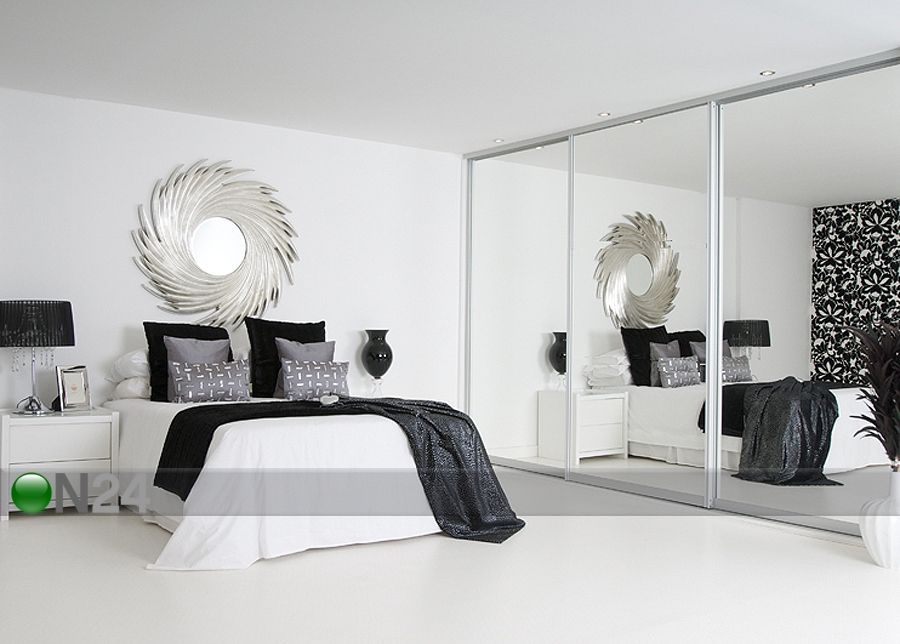 Liukuovet PRESTIGE, 3 peiliovea 260x250 cm kuvasuurennos