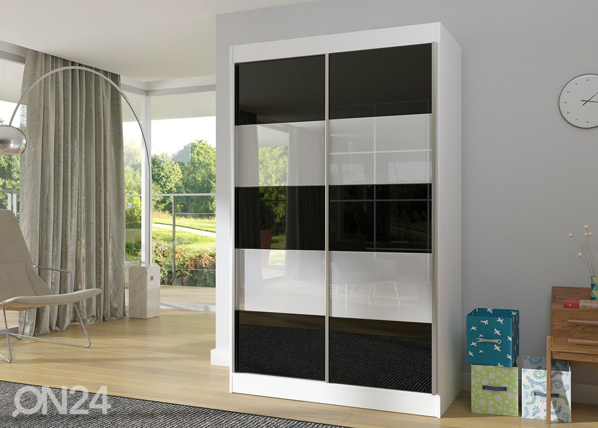 Liukuovikaappi 120 cm kuvasuurennos