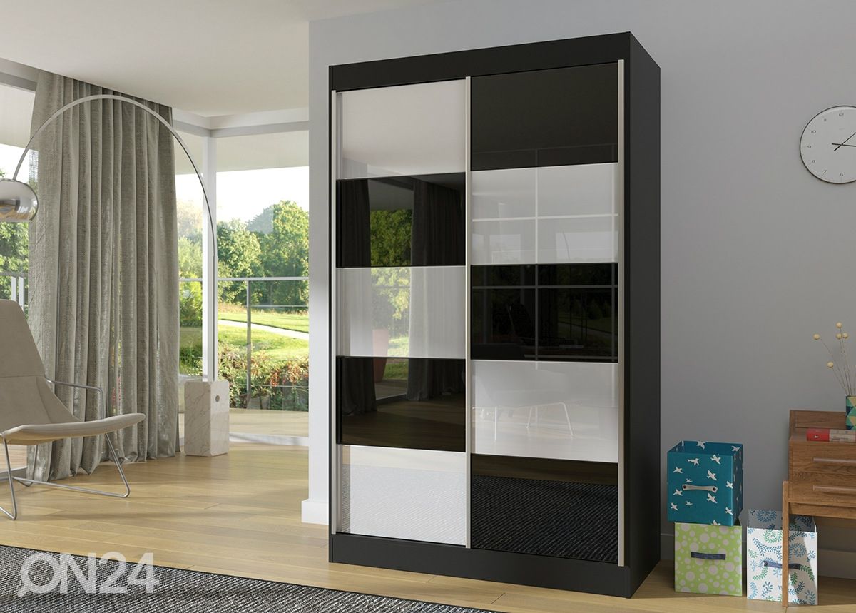 Liukuovikaappi 120 cm kuvasuurennos