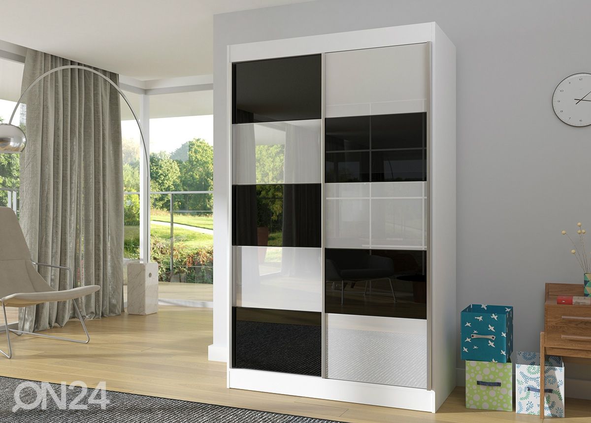 Liukuovikaappi 120 cm kuvasuurennos