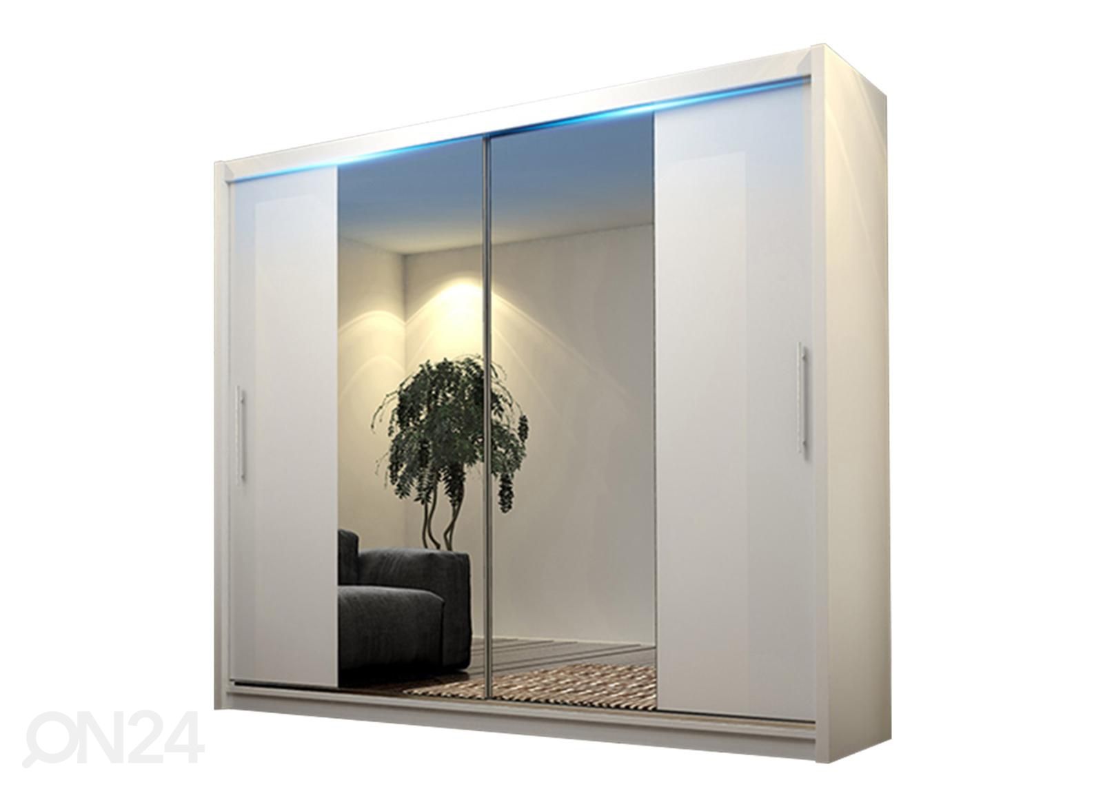 Liukuovikaappi 180 cm + LED kuvasuurennos