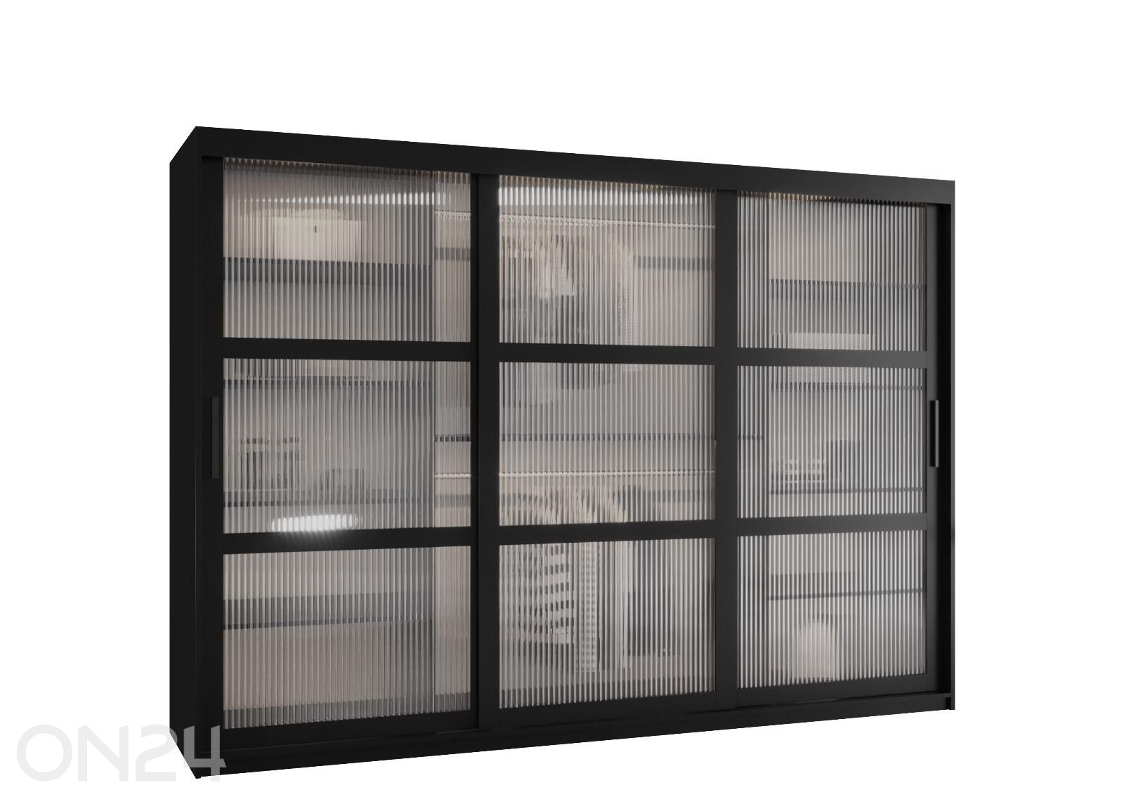 Liukuovikaappi Flutes 250 cm kuvasuurennos