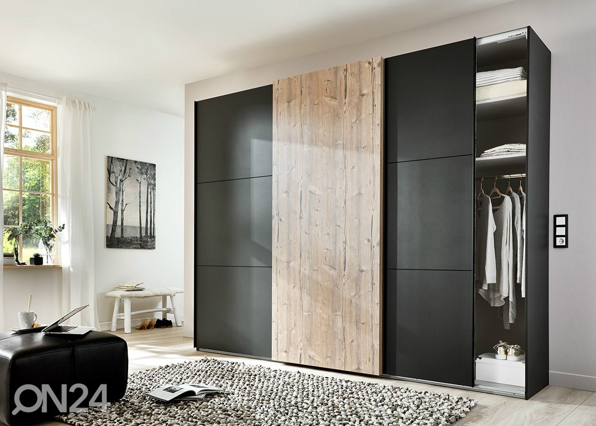 Liukuovikaappi Portfield h236x250 cm kuvasuurennos
