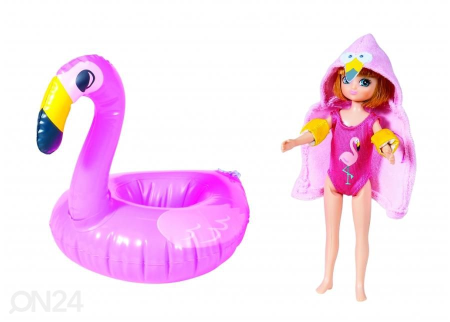 Lottie nukke Swimming with Flamingo kuvasuurennos
