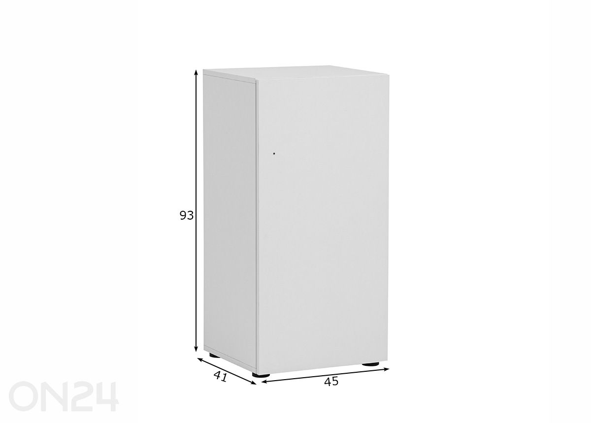 Lukittava kaappi Locked kuvasuurennos mitat