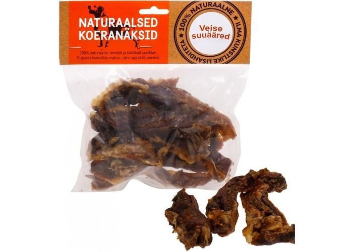 Luonnollinen koiran makupala naudan suupielet 500 g kuvasuurennos