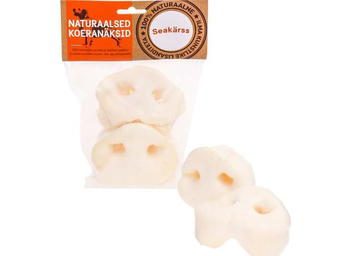 Luonnollinen koiran makupala siankärsä valkoinen N2 kuvasuurennos