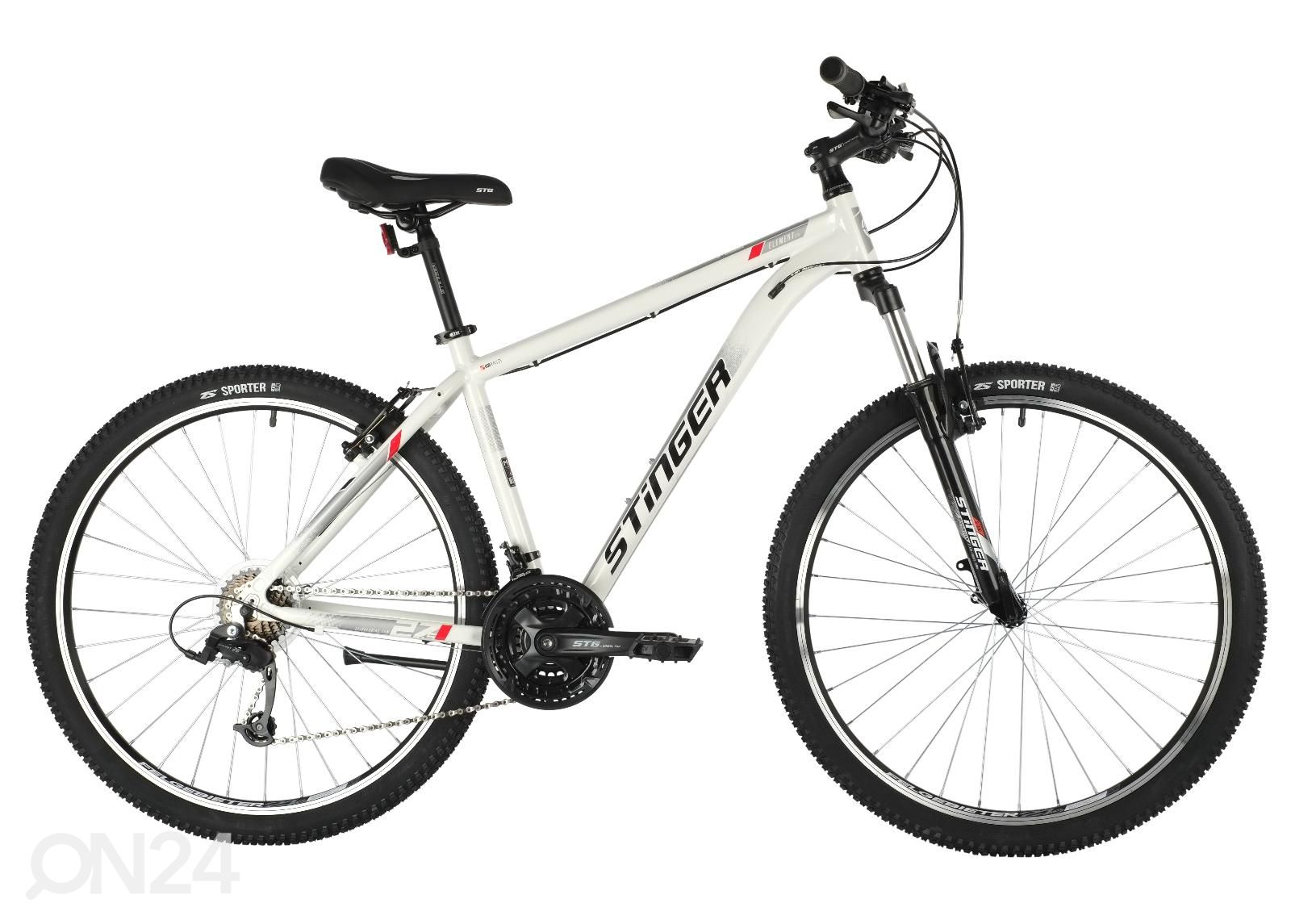 Maastopyörä 29" ELEMENT STD 18" Stinger valkoinen kuvasuurennos