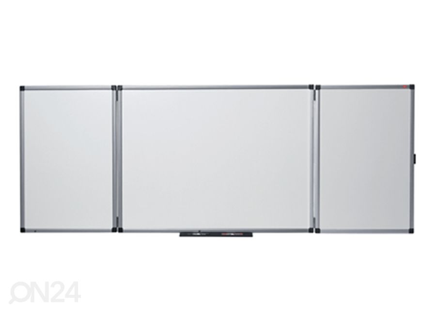 Magneettitaulu Nobo prestige (5-osainen, alum.raami, emali pinta) 120/240x90 cm kuvasuurennos