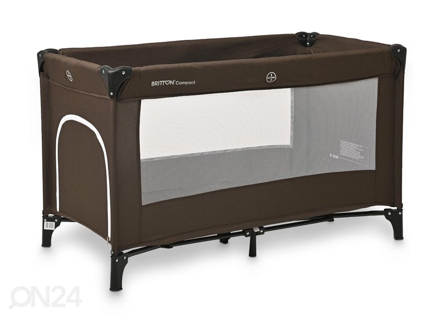 Matkasänky Britton Compact, tummanruskea kuvasuurennos