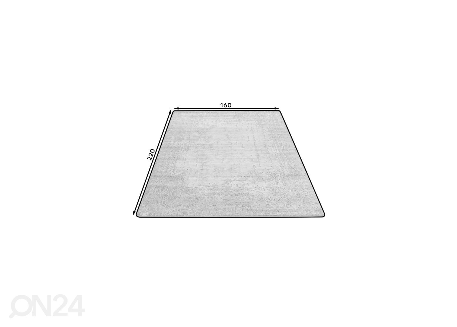 Matto 160x220 cm kuvasuurennos mitat