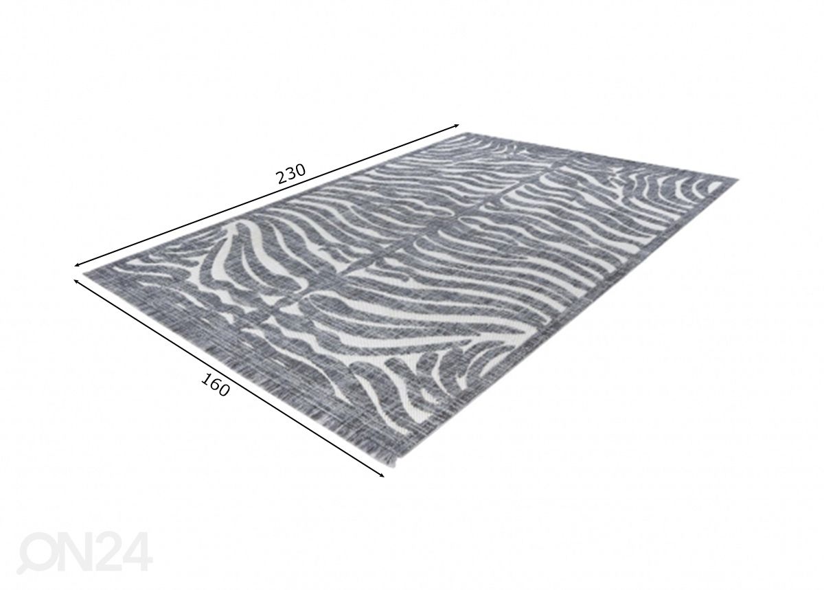 Matto 160x230 cm kuvasuurennos mitat