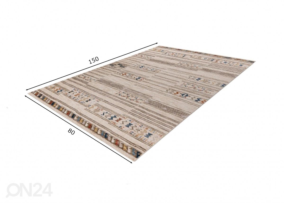 Matto 80x150 cm kuvasuurennos mitat