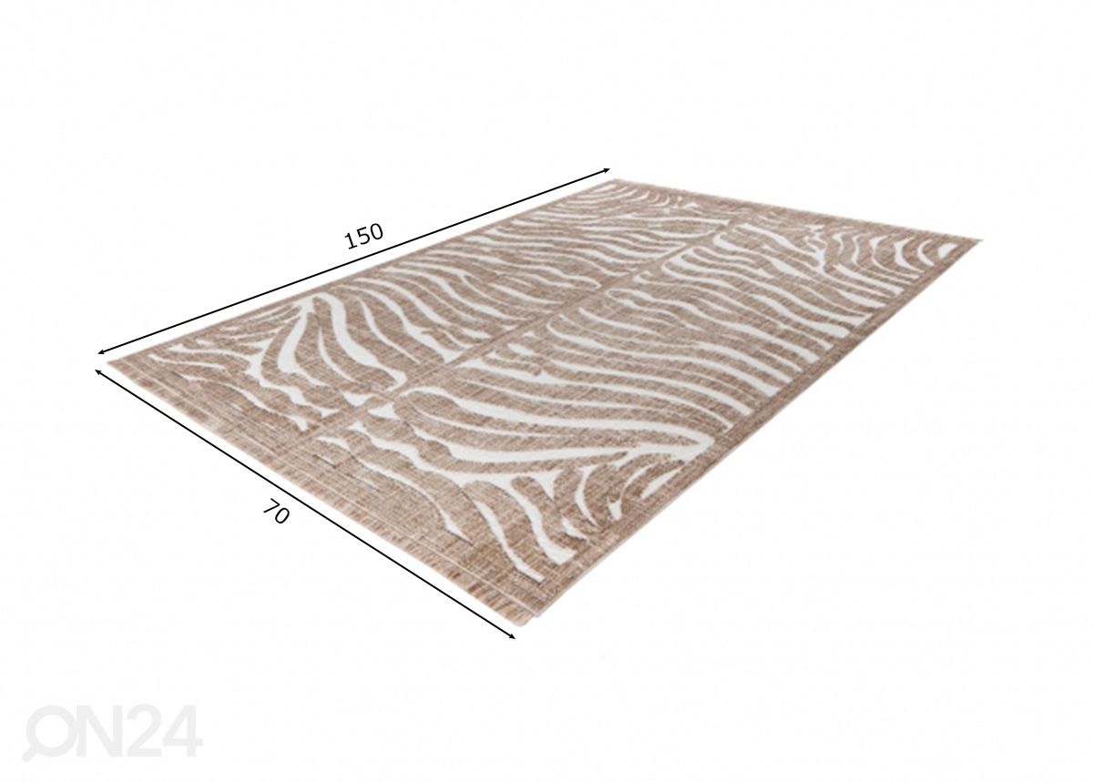 Matto 80x150 cm kuvasuurennos mitat