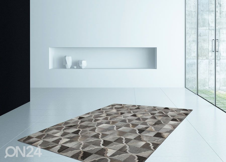 Matto aitoa nahkaa 80x150 cm kuvasuurennos